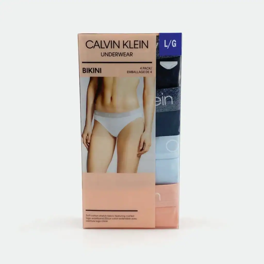 4 Pack Marled Logo Women Underwear - Calvin Klein