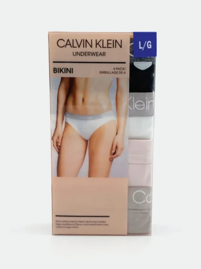 Calvin Klein 4 Pack Marled Logo Women Underwear
