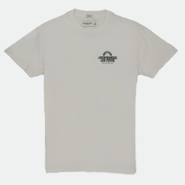 ABERCROMBIE & FITCH MEN T-SHIRT BIG LOGO BACK