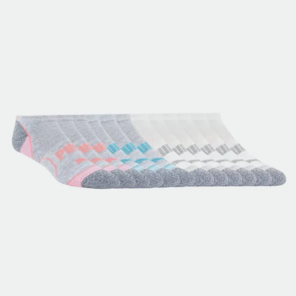 PUMA WOMEN'S LOW CUT CUSHION SOCKS 12PACK (7-12 US) - Image 2