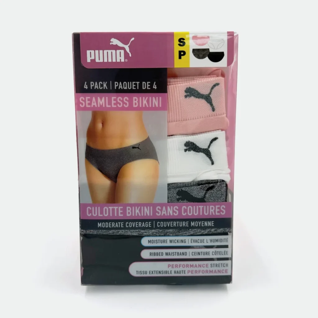 4 Pack Seamless Bikini - Puma