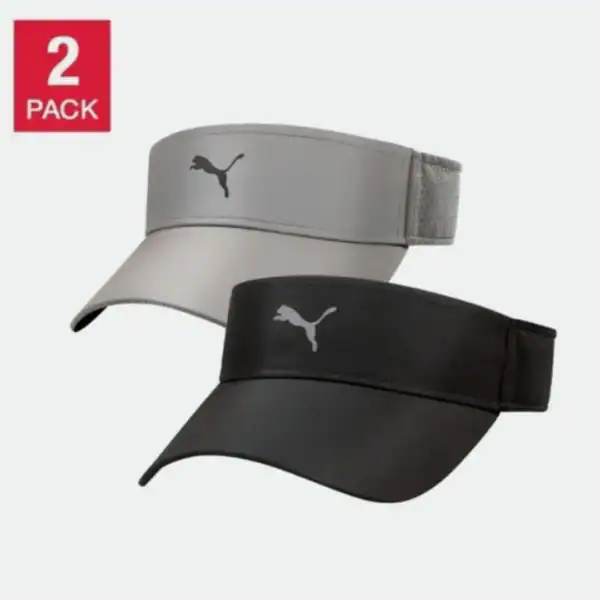 PUMA 2 PACKS ADJUSTABLE VISOR CAP