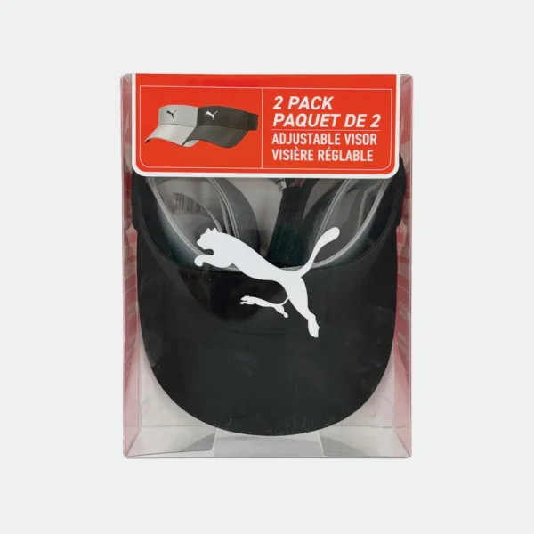 PUMA 2 PACKS ADJUSTABLE VISOR CAP - Image 2