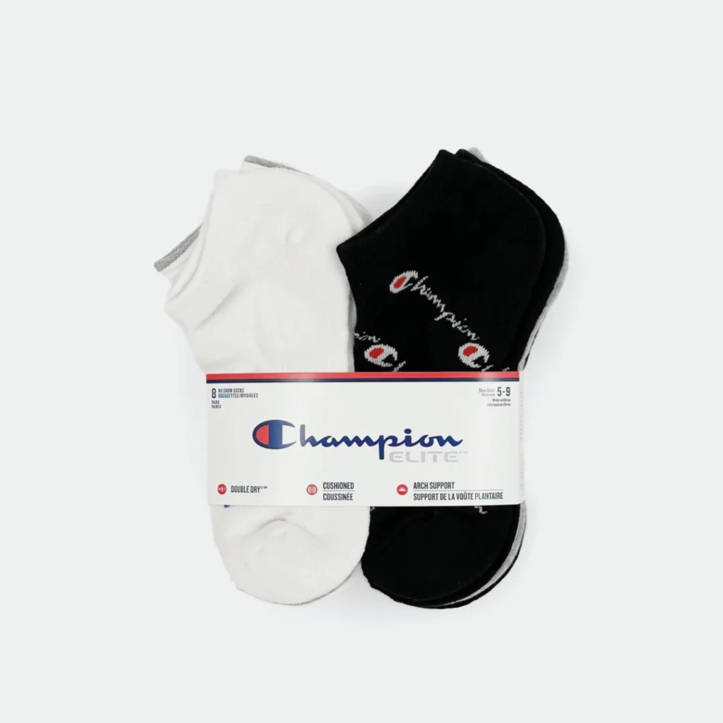 Womens 8 Pair Socks (5 - 9 Us) - Champion