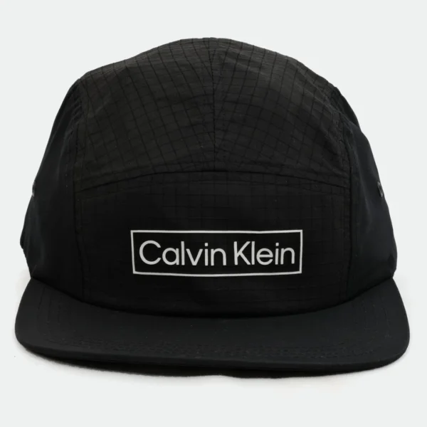 CALVIN KLEIN MEN 5-PANEL BOX LOGO CAP