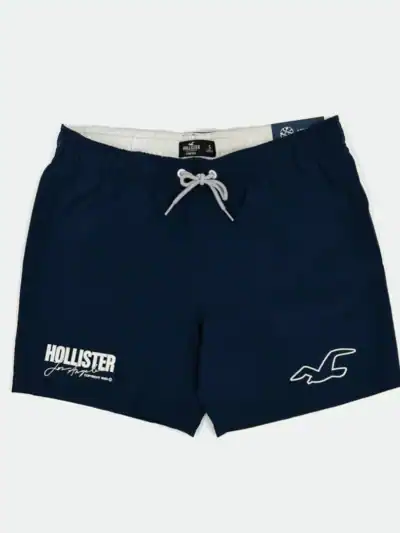 HOLLISTER MEN'S GUARD SWIM TRUNKS 5"