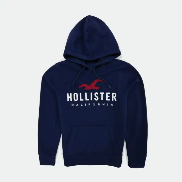 Hollister Men Hooded Sweatshirt Big Logo