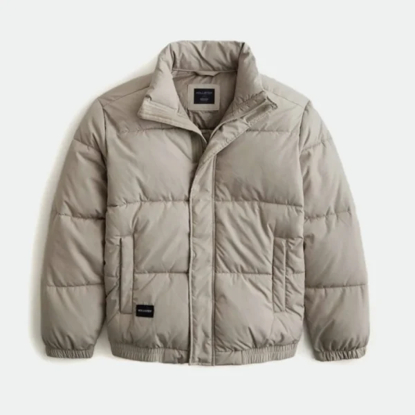 Hollister Men Elevated Mock Puffer Jacket - Image 3