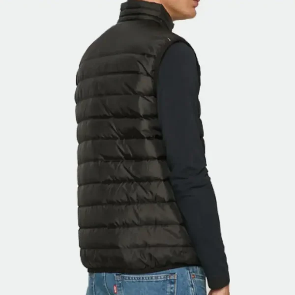 EA7 Emporio Armani Padded Logo Plaque Gilet Jacket - Image 2