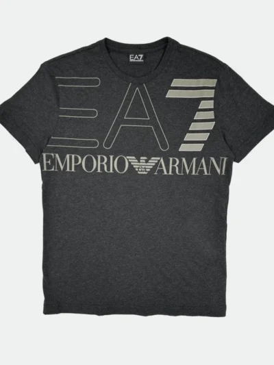 EMPORIO ARMANI MEN T-SHIRT BIG MONOGRAM LOGO