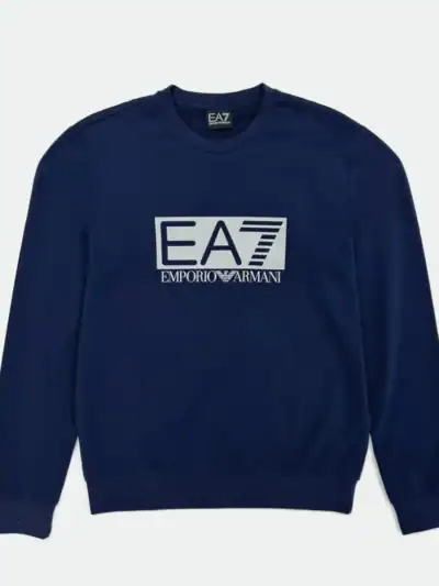 EA7 EMPORIO ARMANI SWEATSHIRT MONOGRAM LOGO