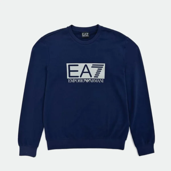 EA7 EMPORIO ARMANI SWEATSHIRT MONOGRAM LOGO