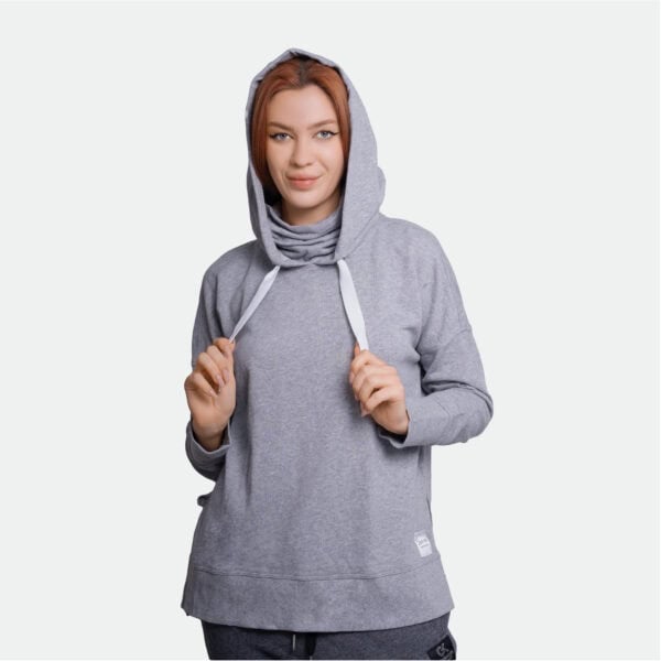 Calvin Klein Women's Long Neck Hoodie Sweatshirt