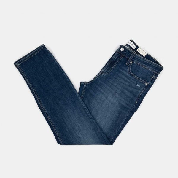 CALVIN KLEIN JEANS MEN SLIM TATTERED