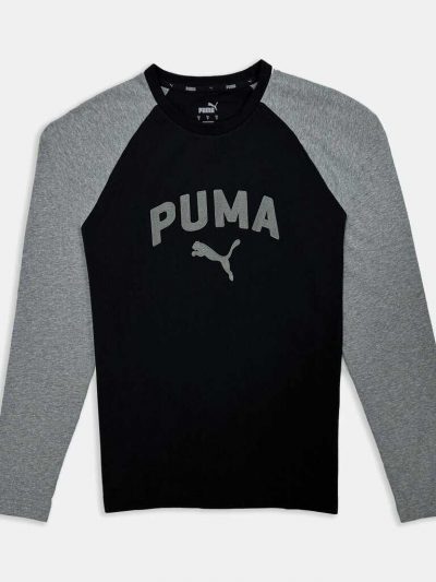 PUMA MEN LONG SLEEVE APPLIQUE LOGO