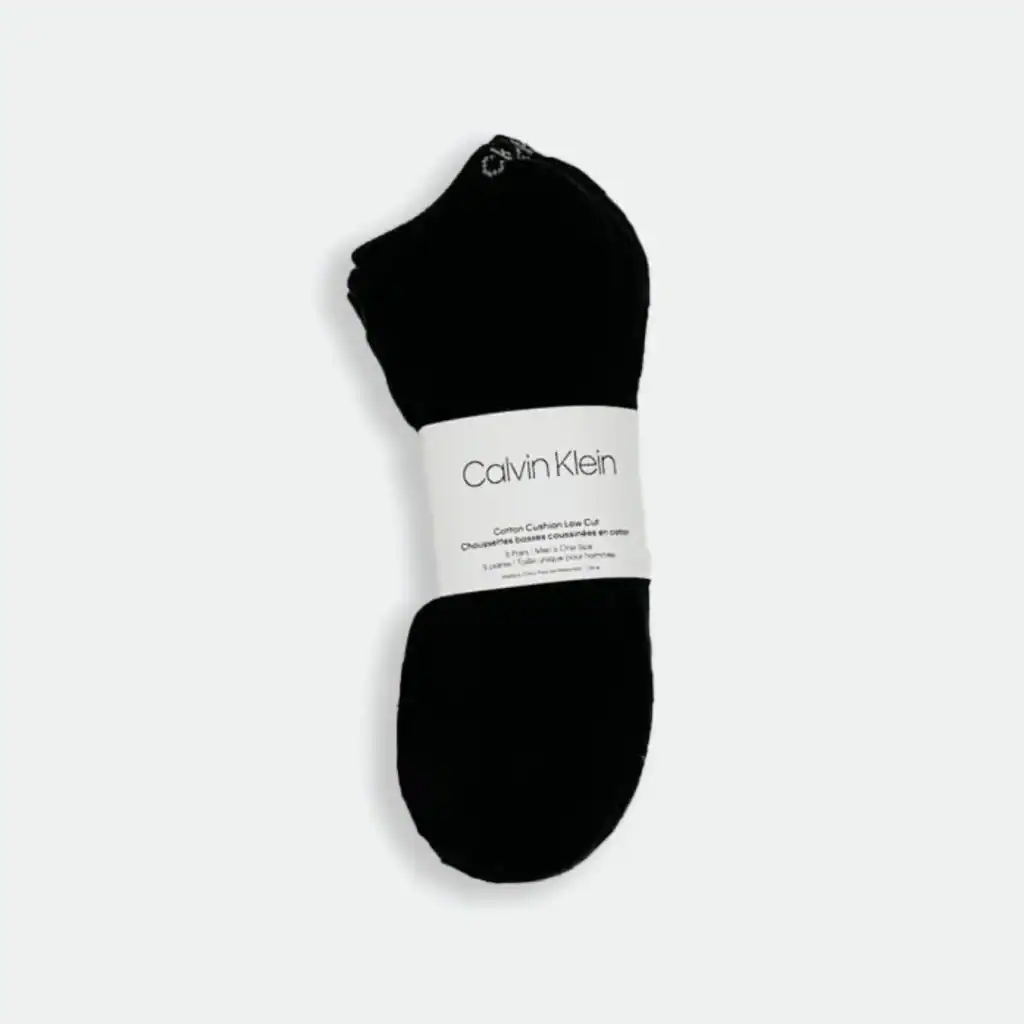 Men 5 Pairs Ankle Socks - Calvin Klein 1 Men 5 Pairs Ankle Socks - Calvin Klein
