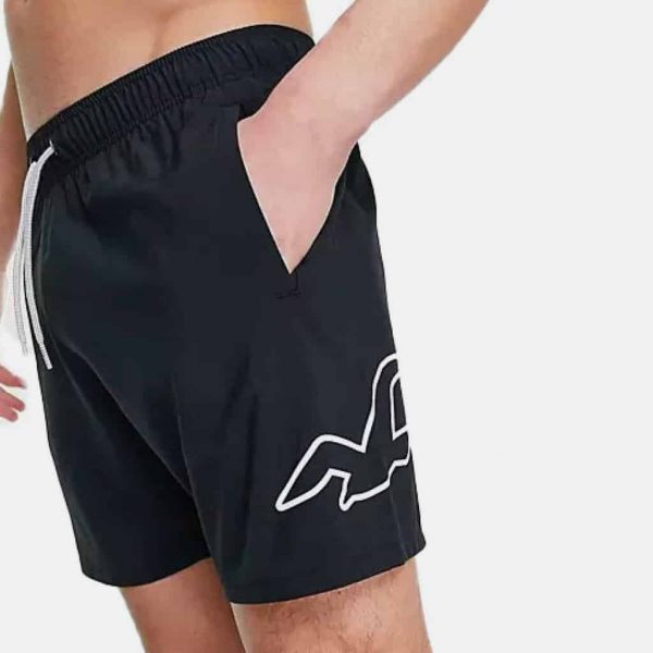 HOLLISTER MEN'S GUARD SWIM TRUNKS 5" - Image 2