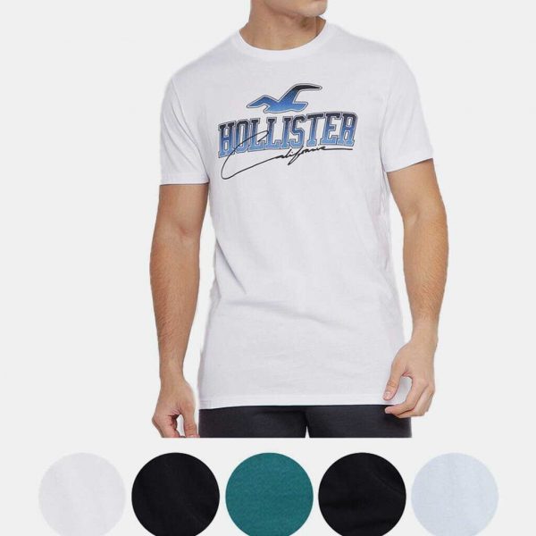HOLLISTER MEN 5 PACKS T-SHIRT BIG GRAPHIC PRINT
