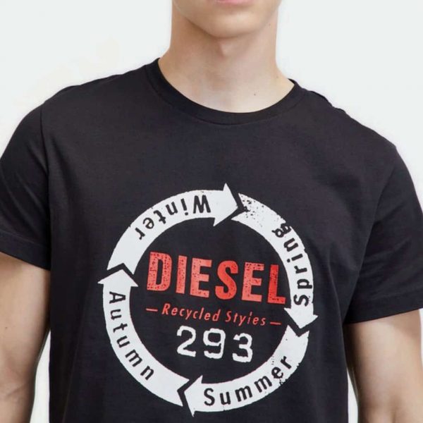 DIESEL MEN T-DIEGO C1 RECYCLED STYLES TEE - Image 2
