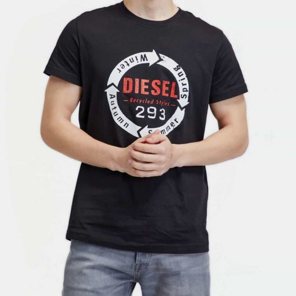 DIESEL MEN T-DIEGO C1 RECYCLED STYLES TEE