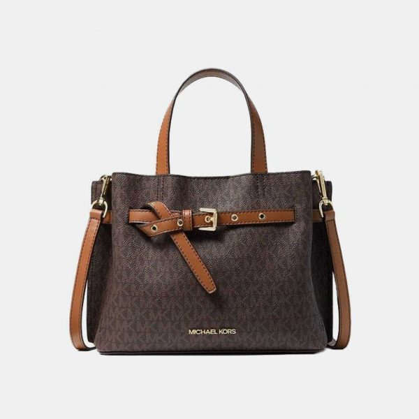MICHAEL KORS EMILIA SMALL LOGO SATCHEL