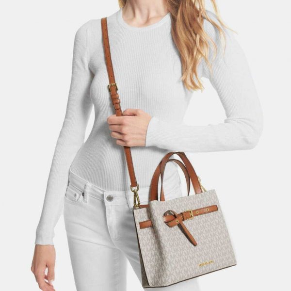 MICHAEL KORS EMILIA SMALL LOGO SATCHEL - Image 3