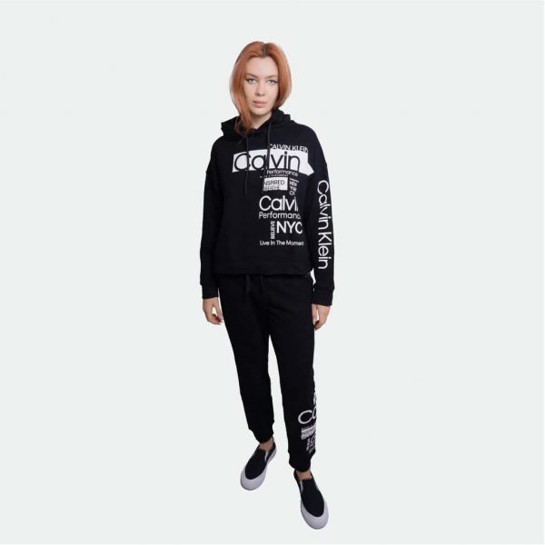 Calvin Klein Women's Performance Sweatpants Patch Logo - Image 2