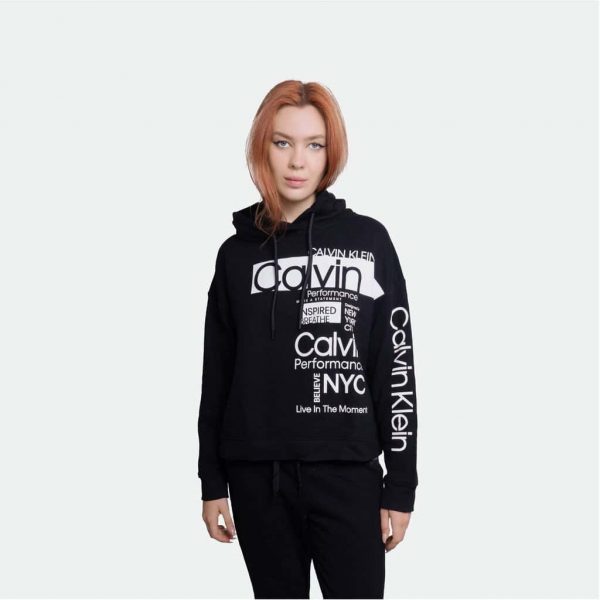 Calvin Klein Hoodie With Big Graphic Logo Print