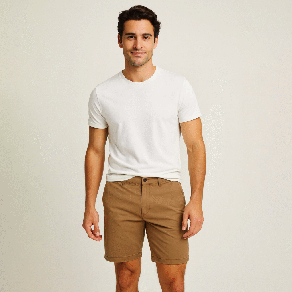 HOLLISTER MEN FLAT FRONT SHORT 9"