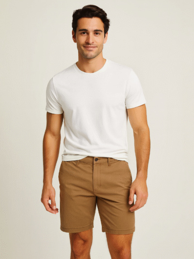 HOLLISTER MEN FLAT FRONT SHORT 9"