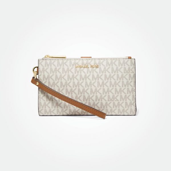 MICHAEL KORS JET SET DOUBLE ZIP SMARTPHONE WALLET