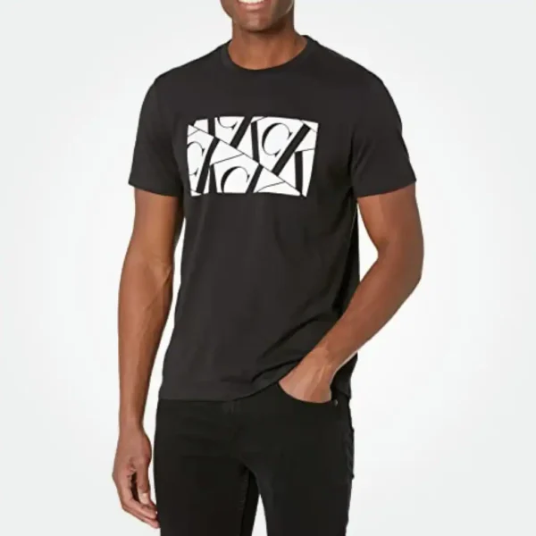 CALVIN KLEIN MEN'S MULTI MONOGRAM LOGO BOX T-SHIRT