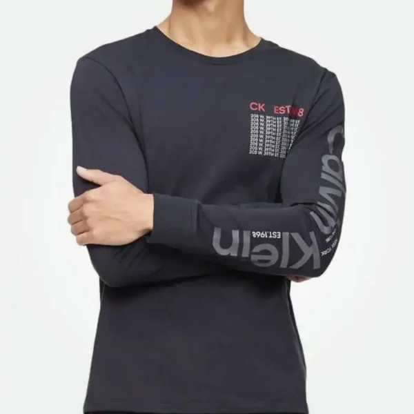 CALVIN KLEIN MEN GRAPHIC PRINT LONG SLEEVE - Image 2