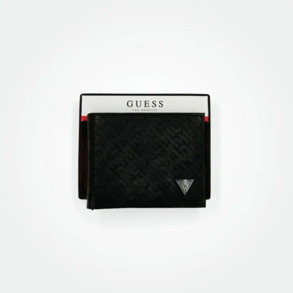 GUESS MEN'S LEATHER BI-FOLD WALLET - Image 3