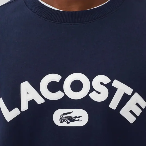 Lacoste Men Sweatshirt Big Logo - Image 2