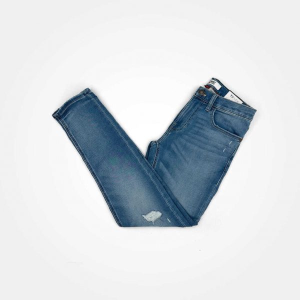 TOMMY JEANS MEN STRETCH SLIM TATTERED