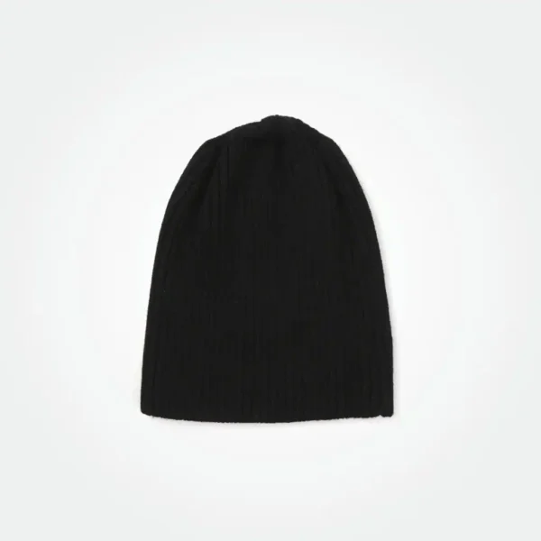LACOSTE MEN'S GREEN CROCODILE RIBBED WOOL BEANIE - Image 3