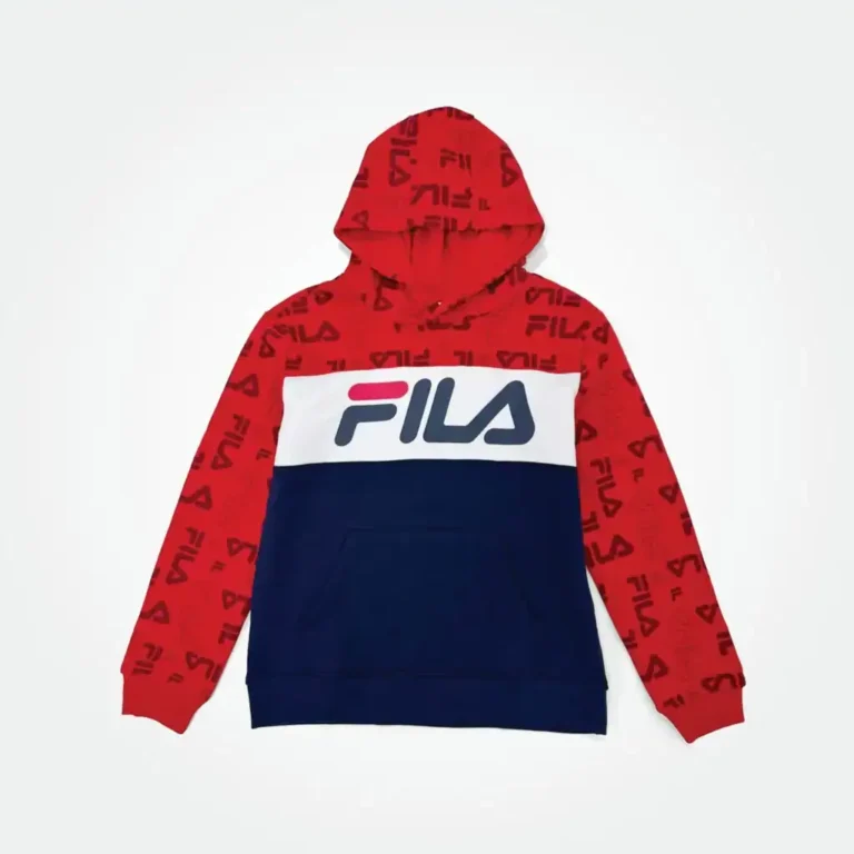 Fila Big Boys Hoodie Sweatshirt Big Logo