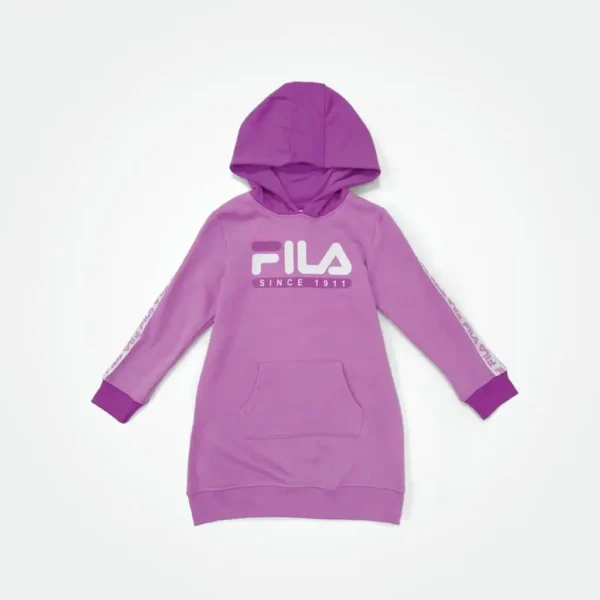 Fila Hoodie Dress And Leggings For Kids Girls - Image 3