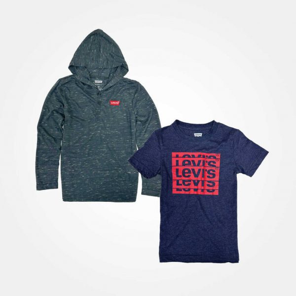LEVI'S 2 PACK HOODIE & T-SHIRT FOR BIG BOYS
