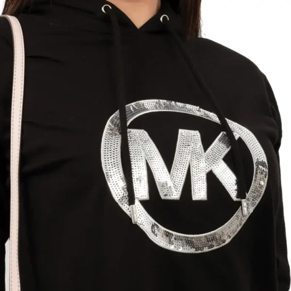 Michael Kors Dress Hoodie With Silver Sequin Logo - Image 2