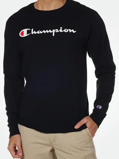 Champion Men Graphic Print Long Sleeve