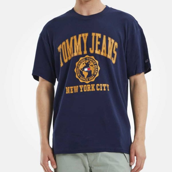 Tommy Jeans Mens Graphic Print Oversized T-shirt