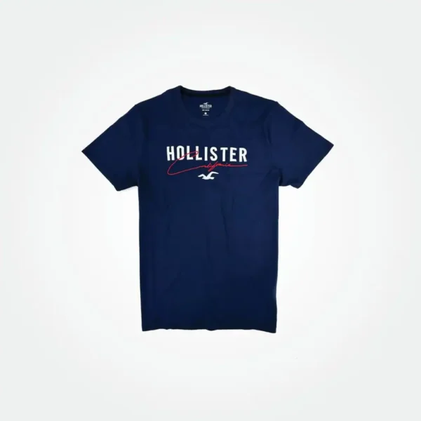 Hollister Men T-shirt Big Logo
