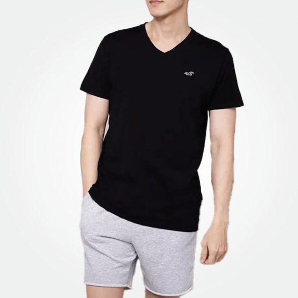 HOLLISTER MEN V-NECK T-SHIRT 5 PACK - Image 4