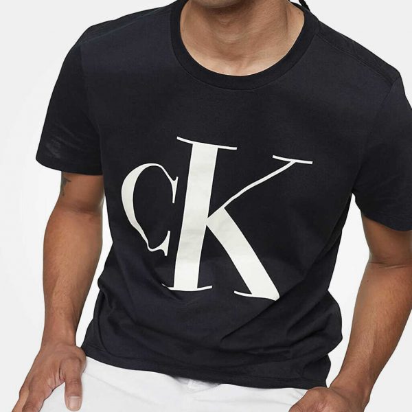 CALVIN KLEIN MEN T-SHIRT ALLOVER MONOGRAM LOGO - Image 2