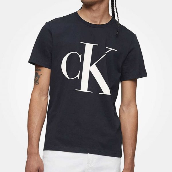 CALVIN KLEIN MEN T-SHIRT ALLOVER MONOGRAM LOGO