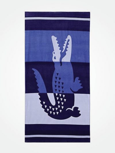 LACOSTE BEACH TOWEL LOGO