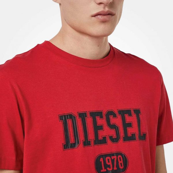 Diesel Mens Graphic Print T-shirt - Image 2