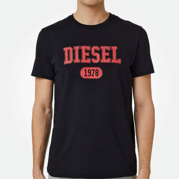 Diesel Mens Graphic Print Tshirt